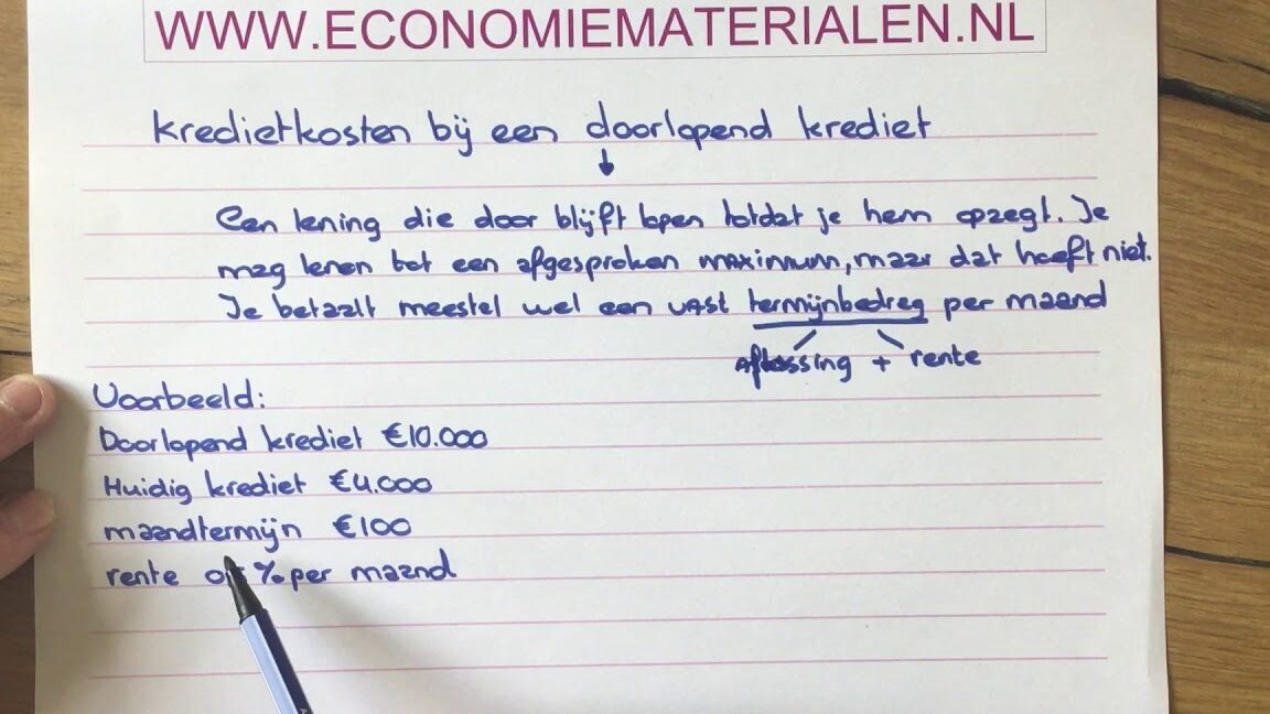 Hoe bereken je kredietkosten voor leningen en hypotheken